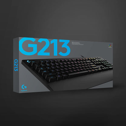 Logitech G213 Prodigy Gaming-Tastatur, RGB-Beleuchtung, Programmierbare G-Tasten, Multi-Media