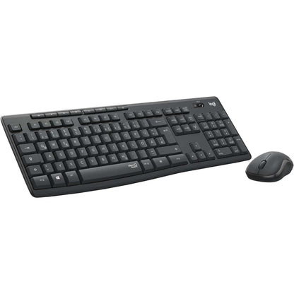 Logitech MK295 kabelloses Tastatur-Maus-Set mit SilentTouch-Technologie, Shortcut-Tasten, QWERTZ