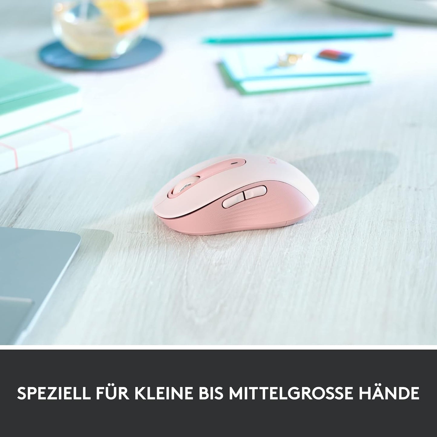 Logitech Signature M650 Kabellose Maus - für kleine bis mittelgroße Hände, Leise Klicks, Bluetooth