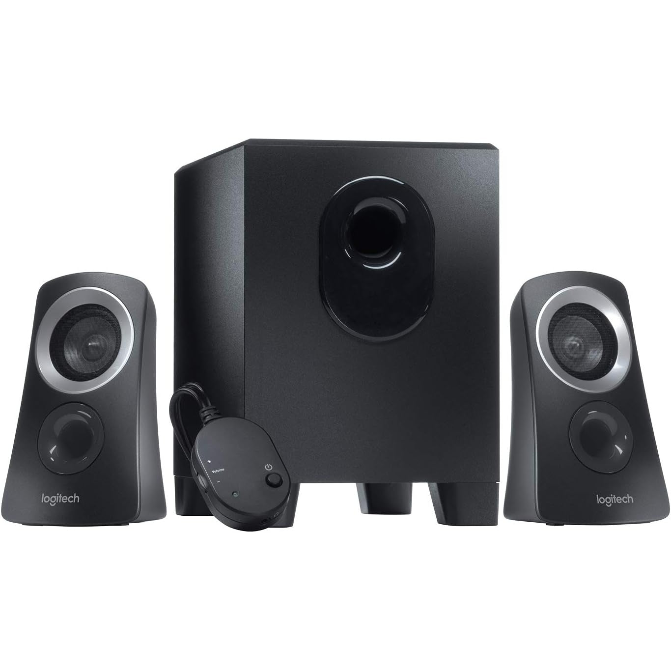 Logitech Z313 2.1 Lautsprecher-System mit Subwoofer, 50 Watt Spitzenleistung, 3.5 mm Eingang