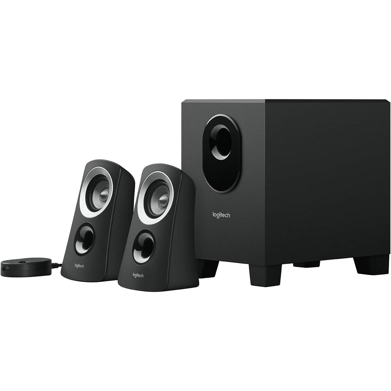 Logitech Z313 2.1 Lautsprecher-System mit Subwoofer, 50 Watt Spitzenleistung, 3.5 mm Eingang