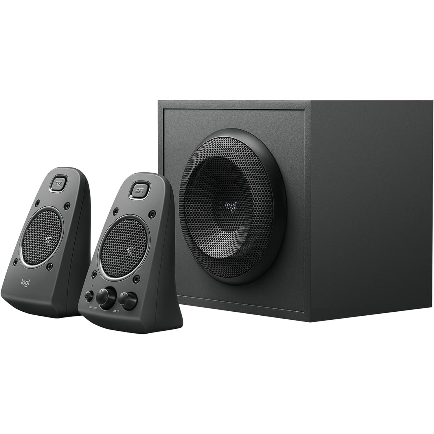 Logitech Z625 2.1 Lautsprecher-System mit Subwoofer, THX-zertifiziert, 400 Watt Spitzenleistung