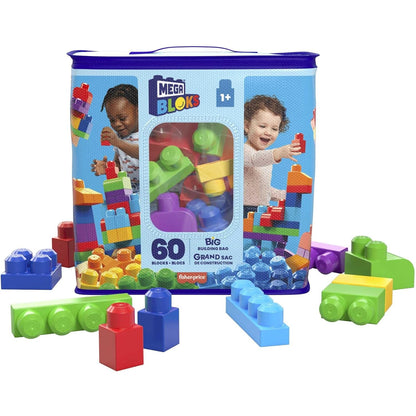 MEGA Bloks DCH55 - Bausteinebeutel - Medium 60 Teile, bunt, Spielzeug ab 1 Jahr