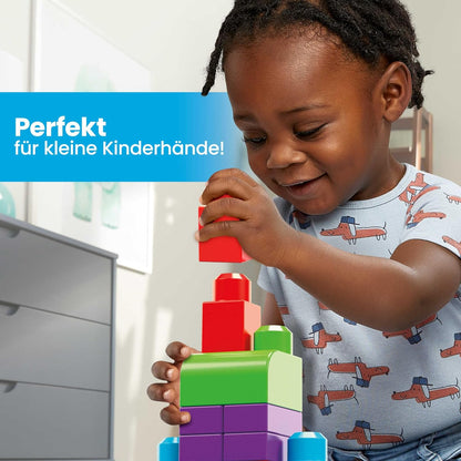 MEGA Bloks DCH55 - Bausteinebeutel - Medium 60 Teile, bunt, Spielzeug ab 1 Jahr