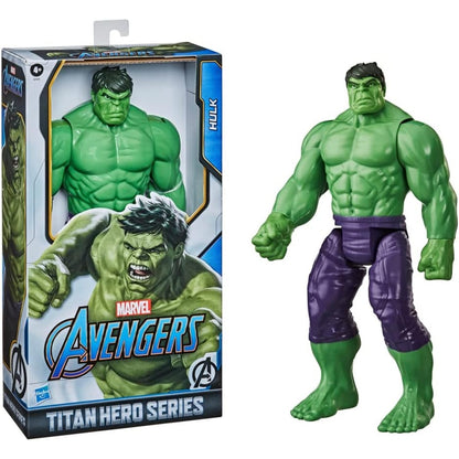 Marvel Avengers Titan Hero Series Blast Gear Deluxe Hulk Action Figure, 30-cm Toy