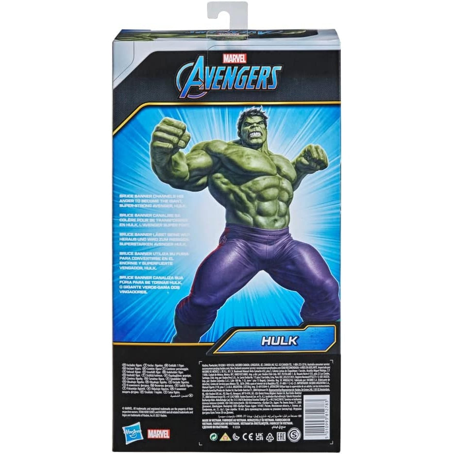 Marvel Avengers Titan Hero Series Blast Gear Deluxe Hulk Action Figure, 30-cm Toy