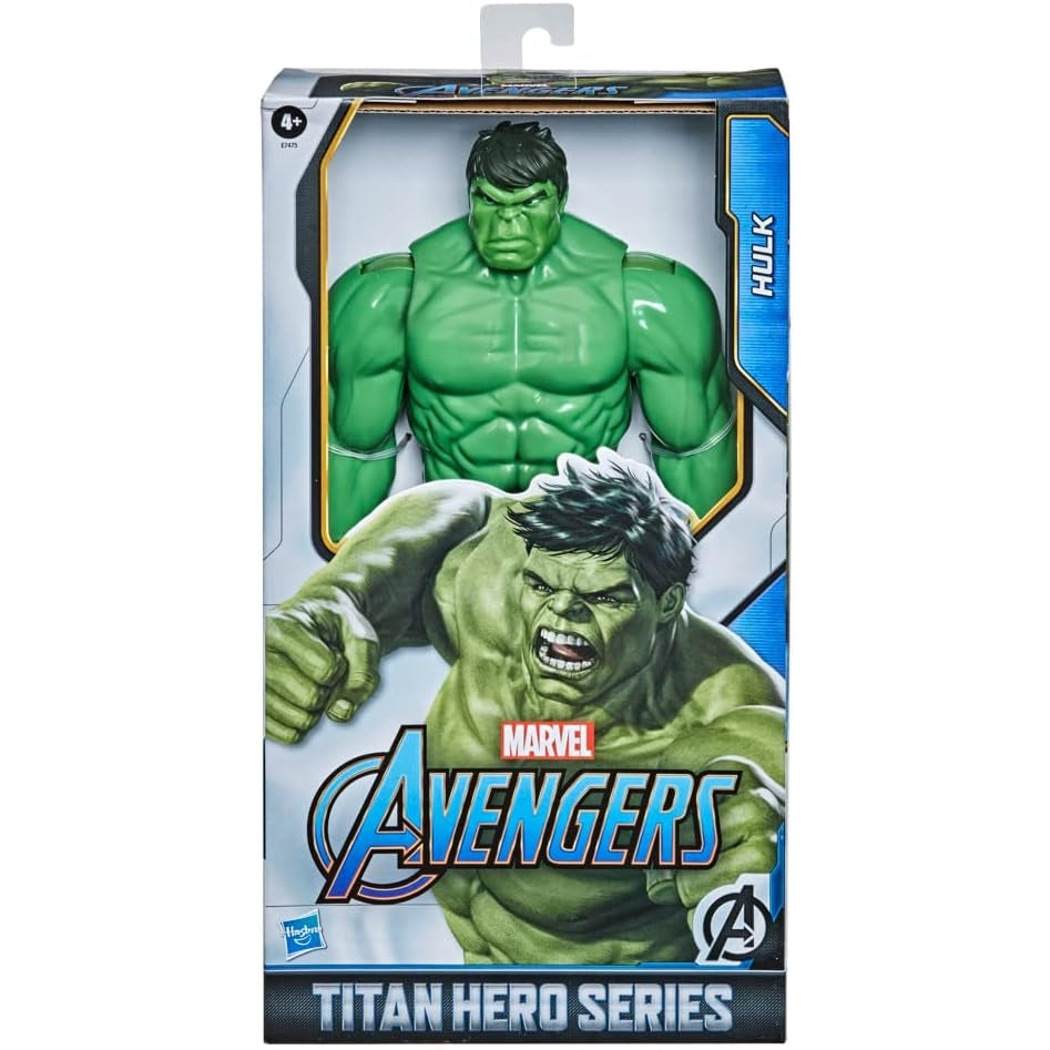 Marvel Avengers Titan Hero Series Blast Gear Deluxe Hulk Action Figure, 30-cm Toy