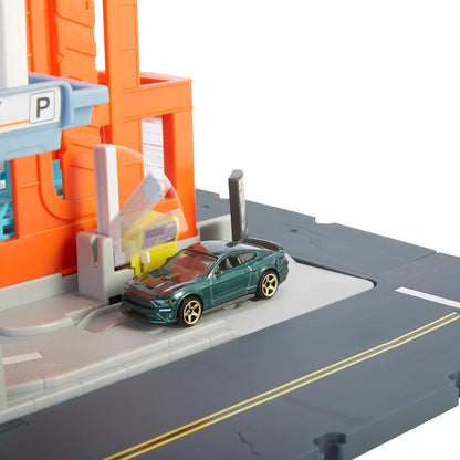 Matchbox HBL60 - Action Drivers Parkgarage Spielset mit 1 Fahrzeug, Spielzeug ab 3 Jahren