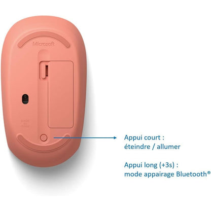 Microsoft RJN-00038 Kabellos, Bluetooth Maus Optisch Pfirsich