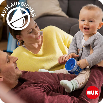 NUK Mini Magic Cup Trinklernbecher | 360°-Trinkrand | ab 6 Monaten | BPA-frei | 160 ml