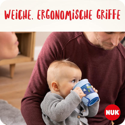 NUK Mini Magic Cup Trinklernbecher | 360°-Trinkrand | ab 6 Monaten | BPA-frei | 160 ml