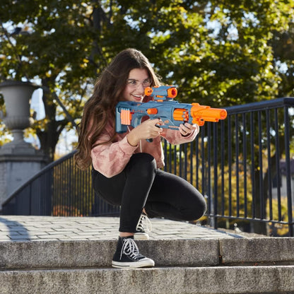 Nerf Elite 2.0 Eaglepoint RD-8 Blaster 8-Dart Trommel Abnehmbares Fernrohr und Abnehmbarer Lauf