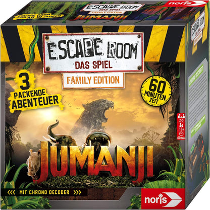 Noris 606101837 Escape Room Jumanji (Family Edition) Familien und Gesellschaftsspiel