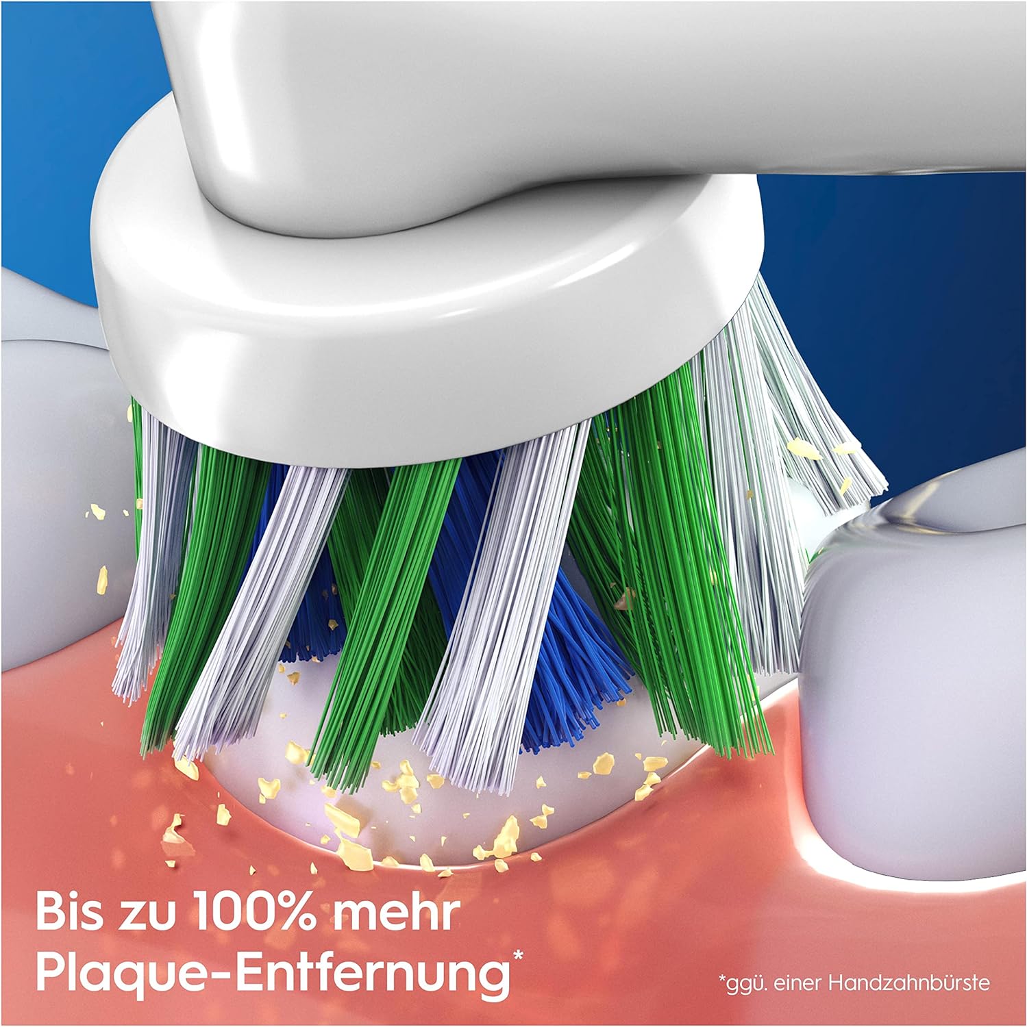 Oral-B CrossAction Aufsteckbürsten für elektrische Zahnbürste 8 Stück Zahnbürstenaufsatz