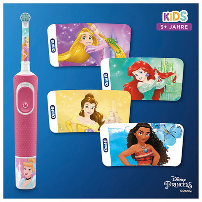 Oral-B Kids Princess Elektrische Zahnbürste/Electric Toothbrush für Kinder ab 3 Jahren, 2 Putzmodi