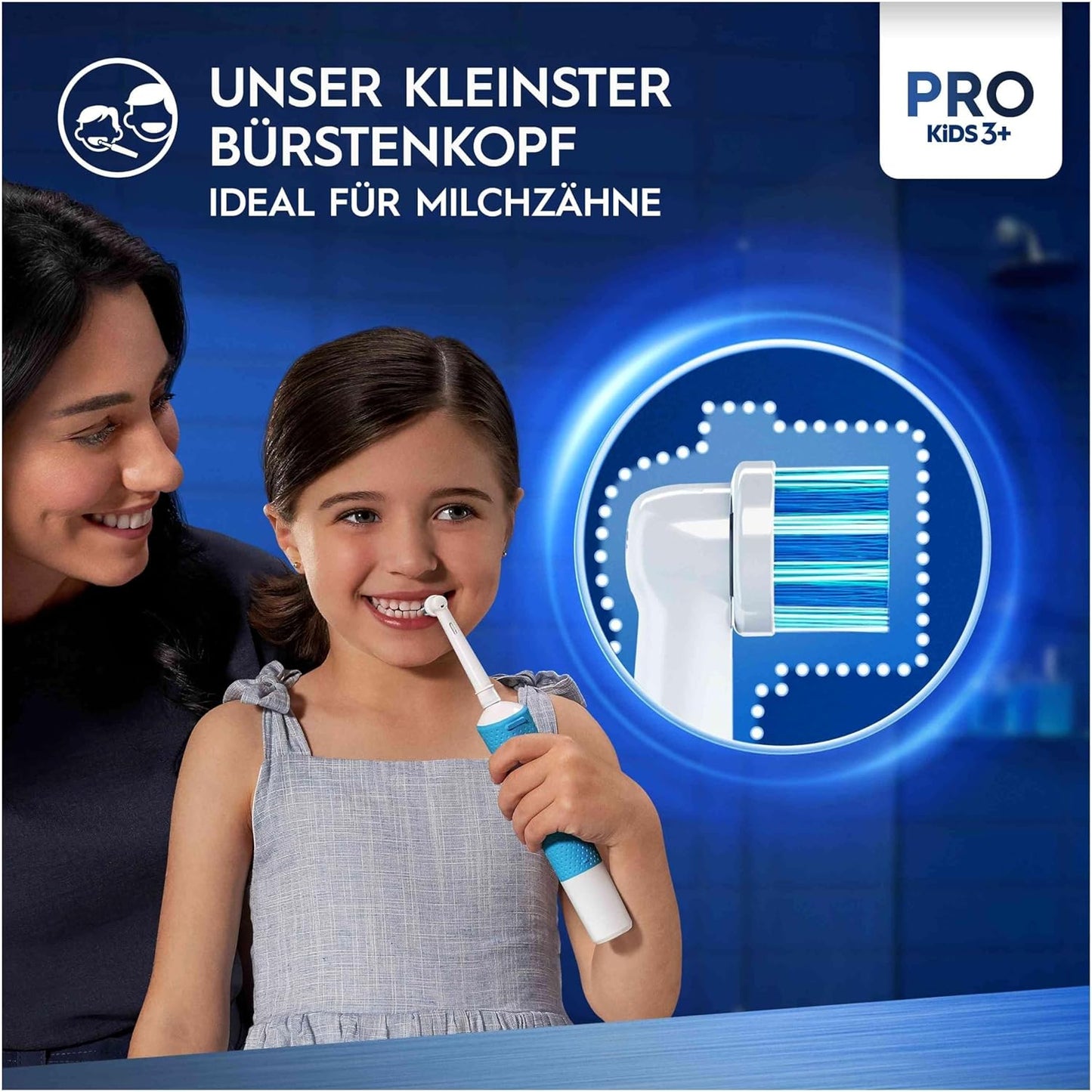 Oral-B Kids Spiderman Aufsteckbürsten für elektrische Zahnbürste, 8 Stück, extra weiche Borsten