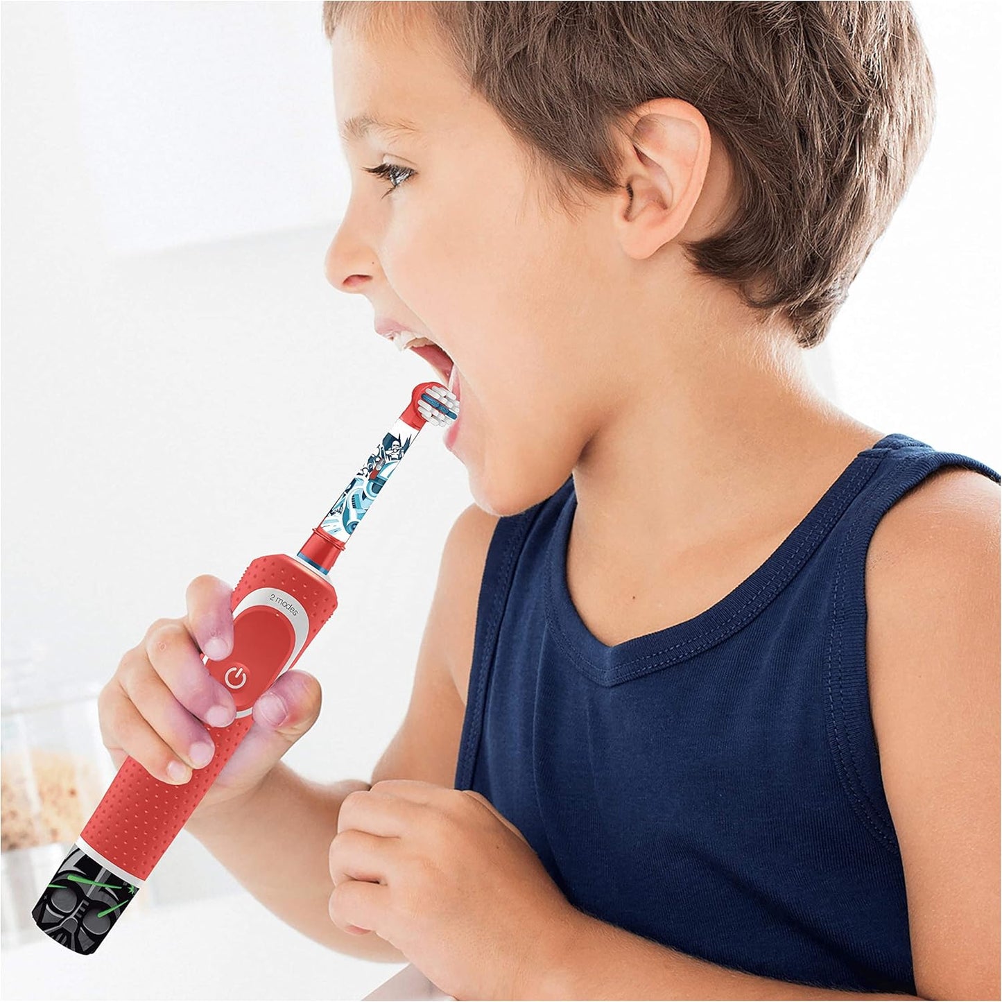 Oral-B Kids Star Wars Aufsteckbürsten für elektrische Zahnbürste, Mehrfarbig, 4 Stück