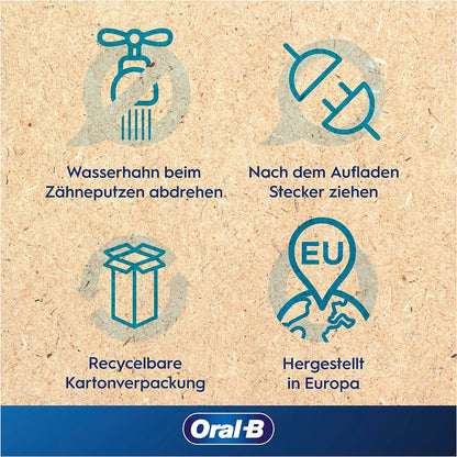 Oral-B PRO 1 750 Black Edition Elektrische Zahnbürste/Electric Toothbrush für eine gründliche Zahnreinigung