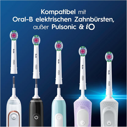 Oral-B Pro 3DWhite Aufsteckbürsten für elektrische Zahnbürste, 12 Stück, aufhellende Zahnreinigung, X-Borsten