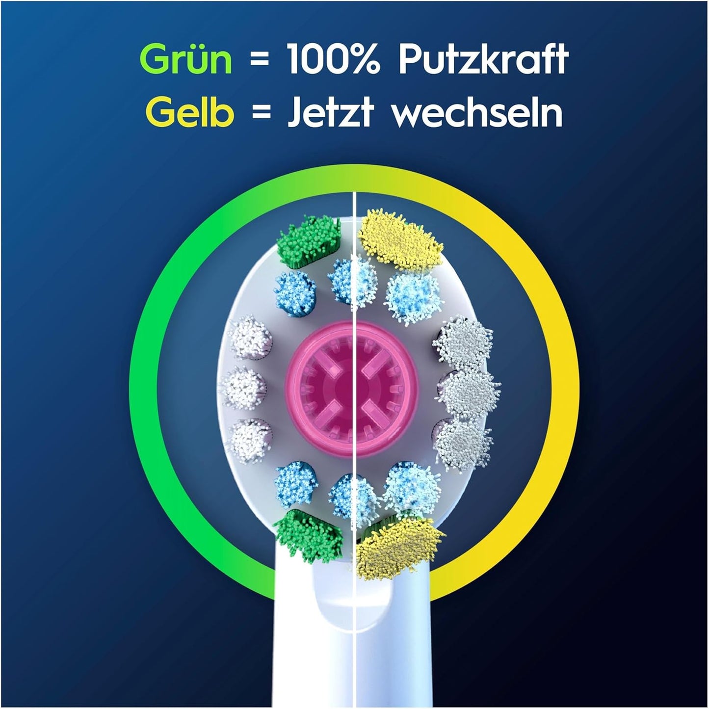 Oral-B Pro 3DWhite Aufsteckbürsten für elektrische Zahnbürste, 12 Stück, aufhellende Zahnreinigung, X-Borsten