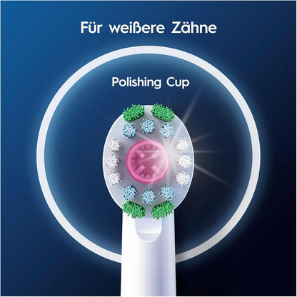 Oral-B Pro 3DWhite Aufsteckbürsten für elektrische Zahnbürste, 12 Stück, aufhellende Zahnreinigung, X-Borsten