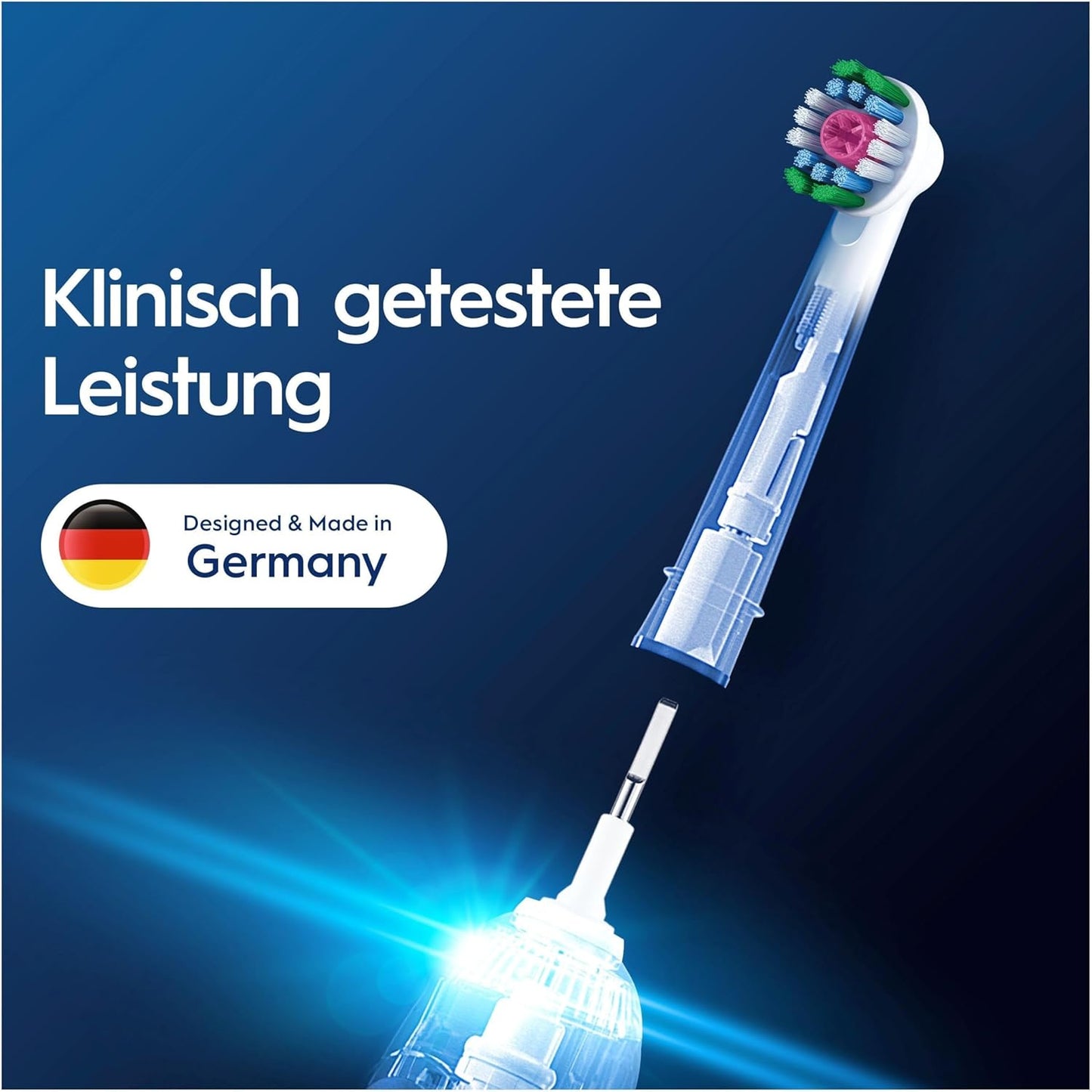 Oral-B Pro 3DWhite Aufsteckbürsten für elektrische Zahnbürste, 12 Stück, aufhellende Zahnreinigung, X-Borsten