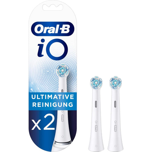 Oral-B iO Ultimative Reinigung Aufsteckbürsten für elektrische Zahnbürste 2 Stück Zahnreinigung