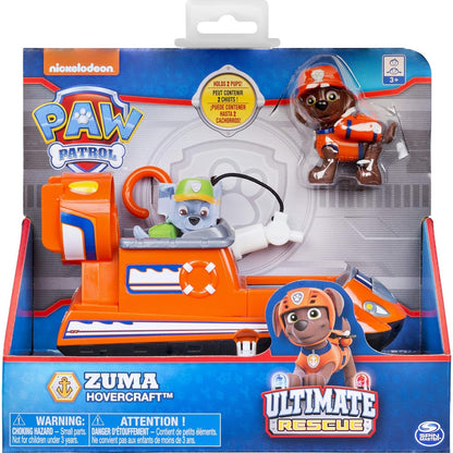 PAW PATROL 6053368 - Ultimate Rescue Basis Fahrzeug mit Figur - Zuma