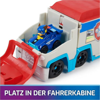 PAW PATROL Der Mighty Kinofilm, Pup Squad Patroller Teamfahrzeug mit Chase-Spielzeugauto