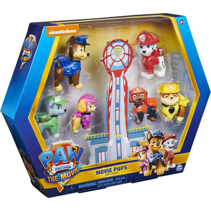 PAW PATROL Geschenkset mit 6 Hero Pups Spielfiguren aus dem Kinofilm, ab 3 Jahren