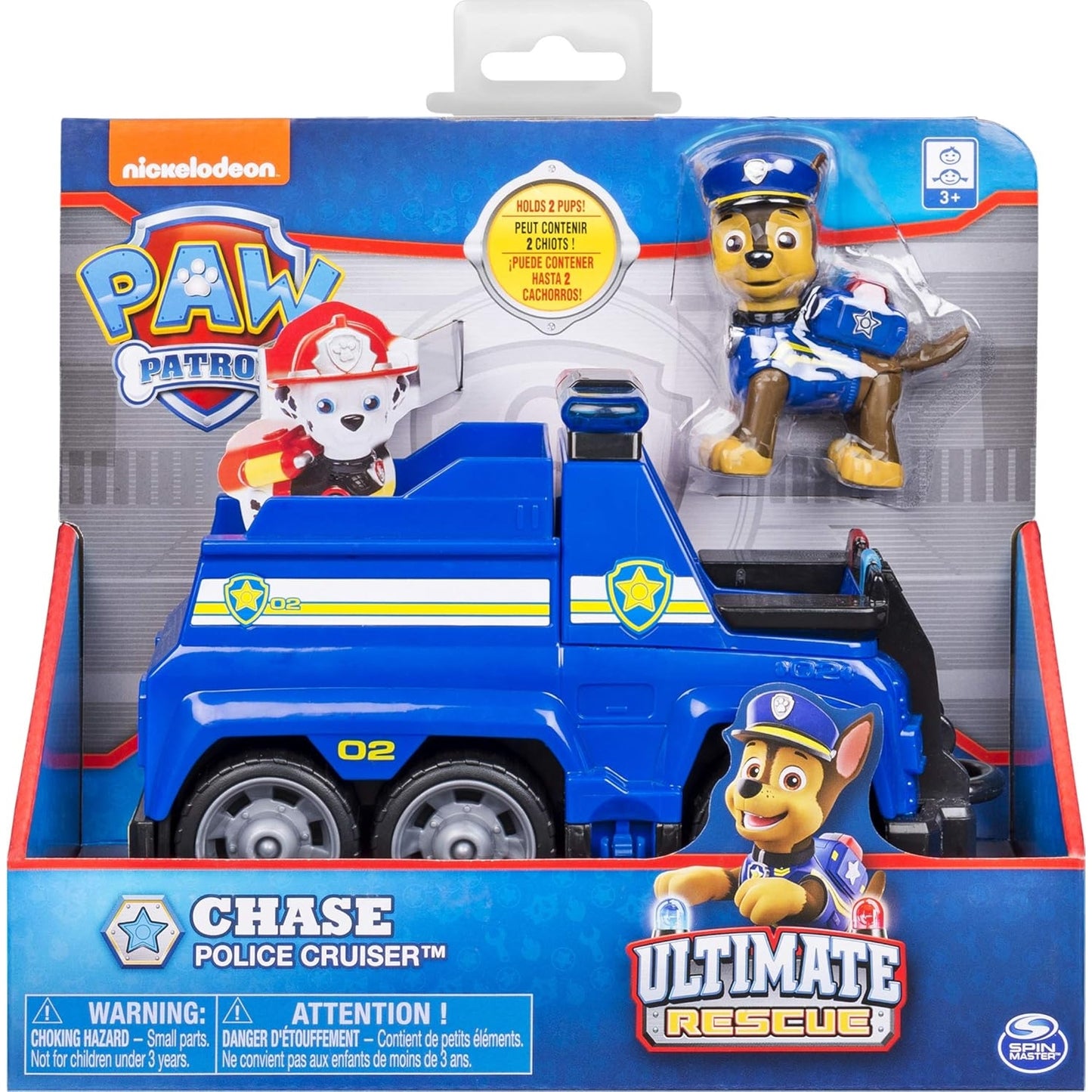 PAW PATROL Ultimate Rescue Basis Fahrzeug mit Figur - Chase