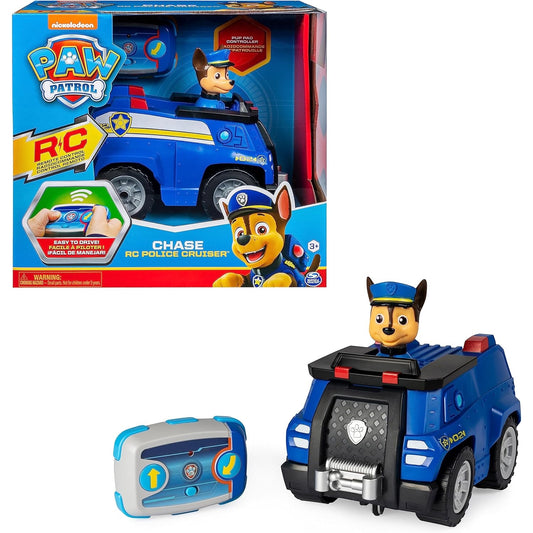 PAW Patrol Chases ferngesteuertes Polizeiauto mit Fernbedienung, Spielzeug für Kinder ab 3 Jahren, Batteriebetrieben