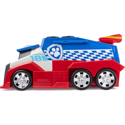 PAW Patrol Ready, Race, Rescue Mobile Pit Stop Team-Fahrzeug inkl. Chase Figur & Fahrzeug