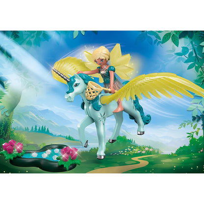 PLAYMOBIL Adventures of Ayuma 70809 Crystal Fairy mit Einhorn, Spielzeug für Kinder