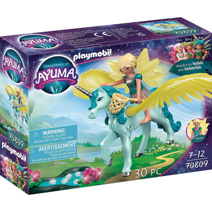 PLAYMOBIL Adventures of Ayuma 70809 Crystal Fairy mit Einhorn, Spielzeug für Kinder