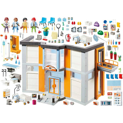 PLAYMOBIL City Life 70190 Großes Krankenhaus mit Einrichtung, Ab 4 Jahren