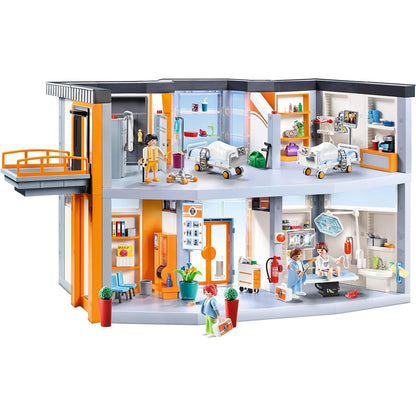 PLAYMOBIL City Life 70190 Großes Krankenhaus mit Einrichtung, Ab 4 Jahren