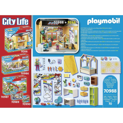 PLAYMOBIL City Life 70988 Jugendzimmer, Spielzeug für Kinder ab 4 Jahren