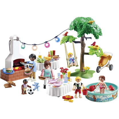 PLAYMOBIL City Life 9272 Einweihungsparty, Mit Lichteffekten, Ab 4 Jahren