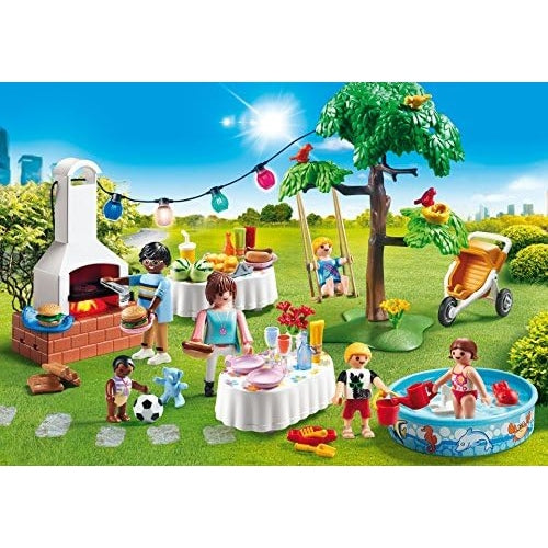 PLAYMOBIL City Life 9272 Einweihungsparty, Mit Lichteffekten, Ab 4 Jahren