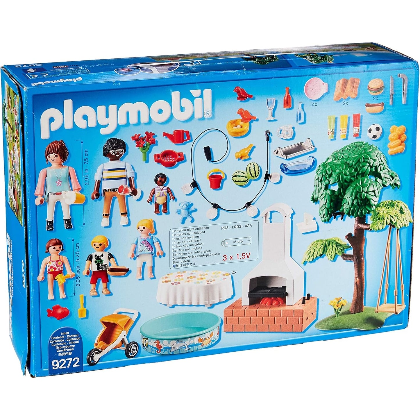 PLAYMOBIL City Life 9272 Einweihungsparty, Mit Lichteffekten, Ab 4 Jahren