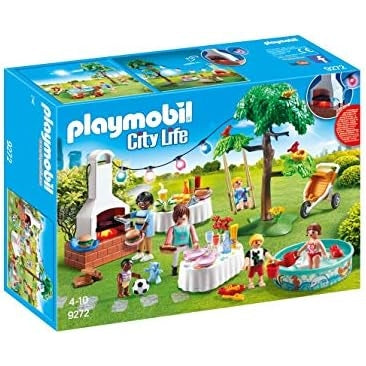 PLAYMOBIL City Life 9272 Einweihungsparty, Mit Lichteffekten, Ab 4 Jahren