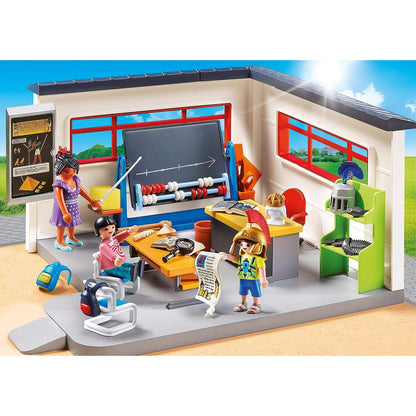 PLAYMOBIL City Life 9455 Klassenzimmer Geschichtsunterricht, Ab 5 Jahren