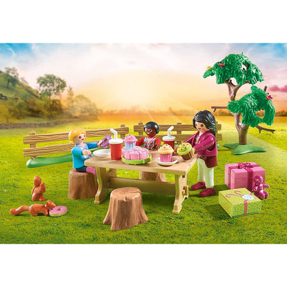 PLAYMOBIL Country 70997 Kindergeburtstag auf dem Ponyhof, Spielzeug für Kinder