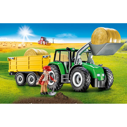 PLAYMOBIL Country 9317 Traktor mit Anhänger, Ab 4 Jahren