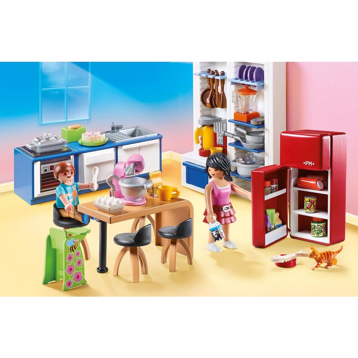 PLAYMOBIL Dollhouse 70206 Familienküche, Ab 4 Jahren