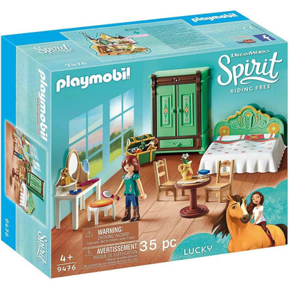 PLAYMOBIL DreamWorks Spirit 9476 Luckys Schlafzimmer, Ab 4 Jahren