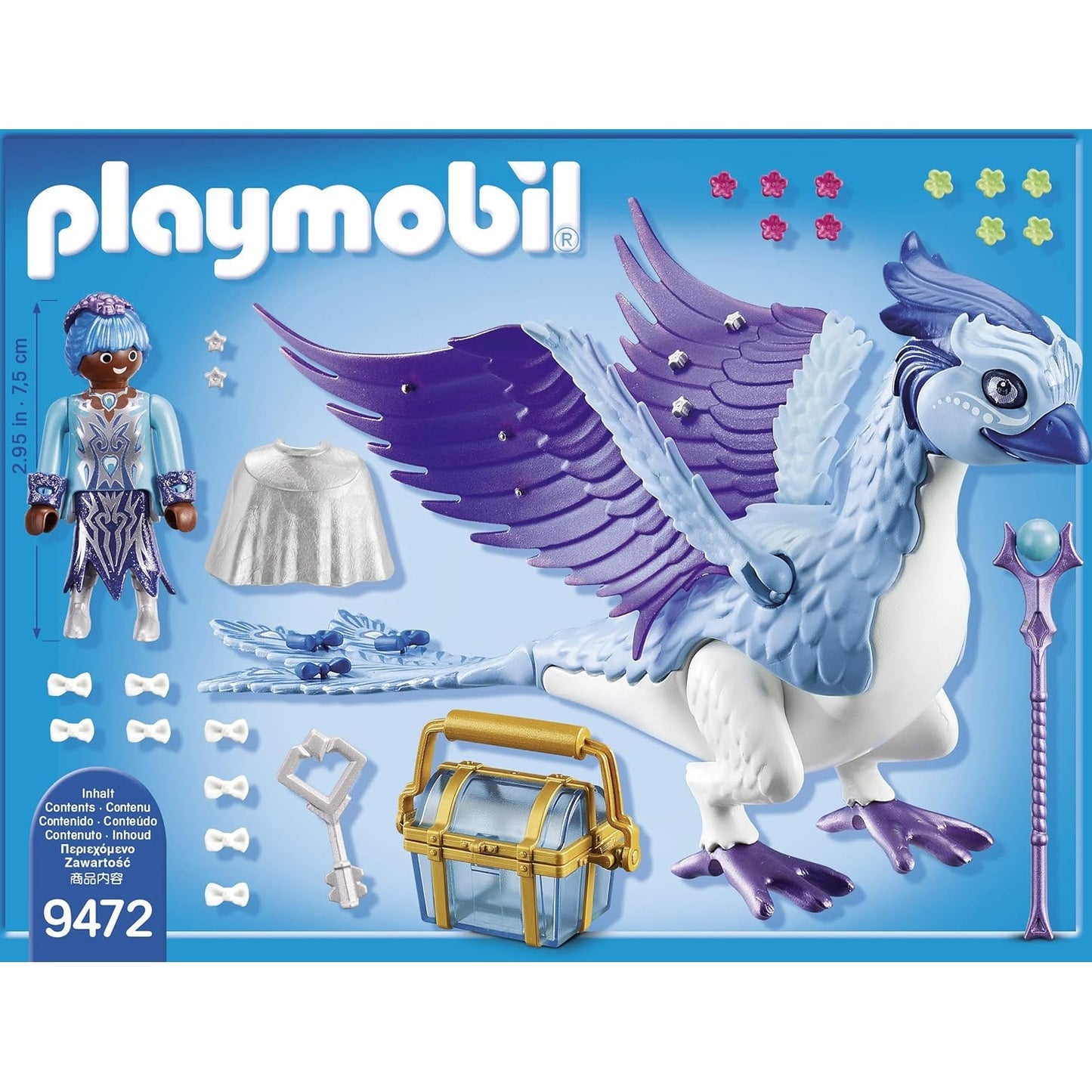 PLAYMOBIL Magic 9472 Prachtvoller Phönix, mit austauschbarerm Schmuck für das Gefieder