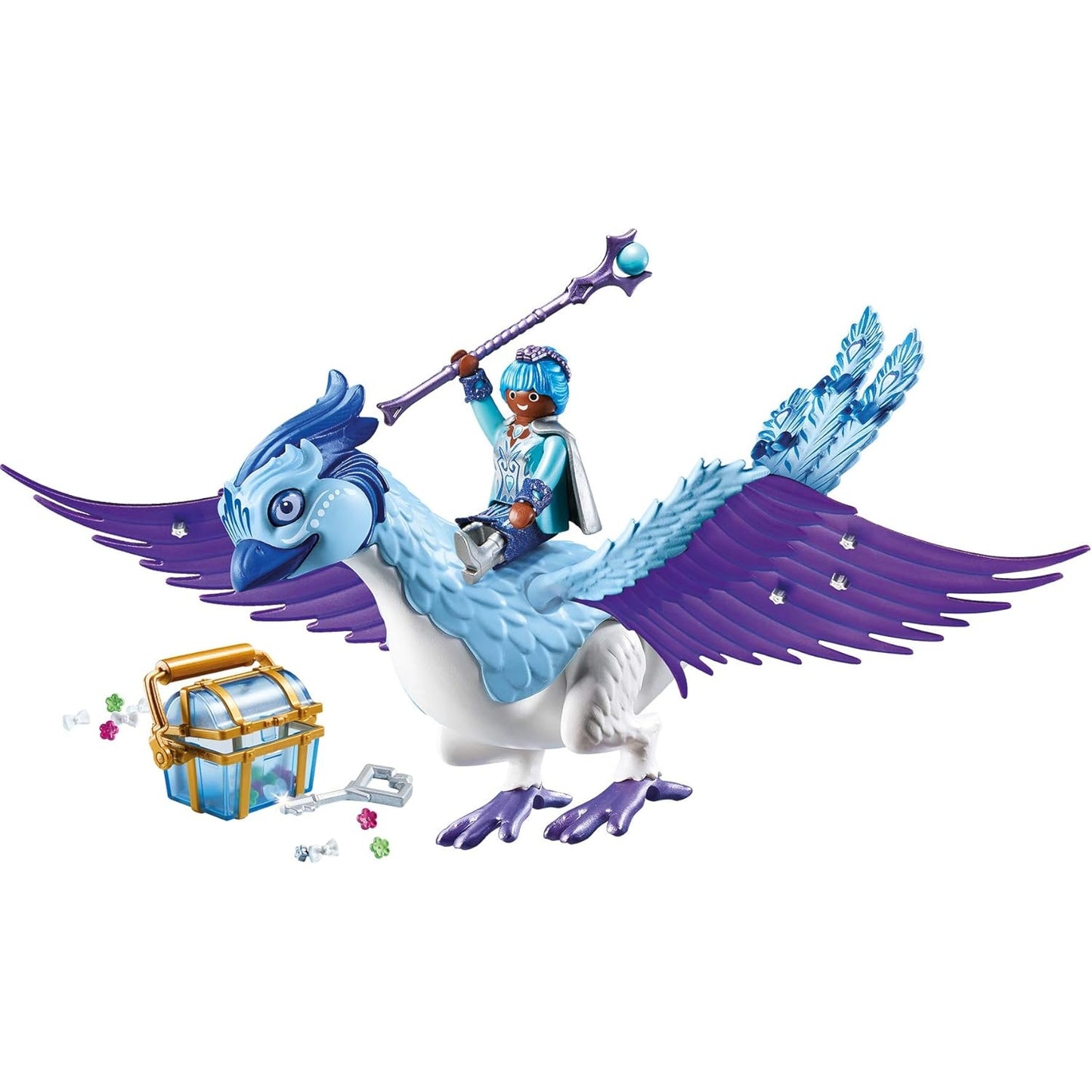 PLAYMOBIL Magic 9472 Prachtvoller Phönix, mit austauschbarerm Schmuck für das Gefieder