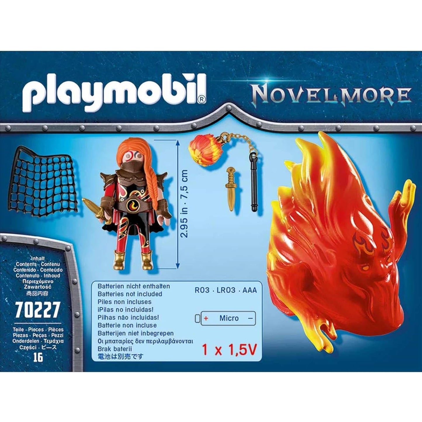 PLAYMOBIL Novelmore 70227 Burnham Raiders Feuergeist und die Hüterin des Feuers